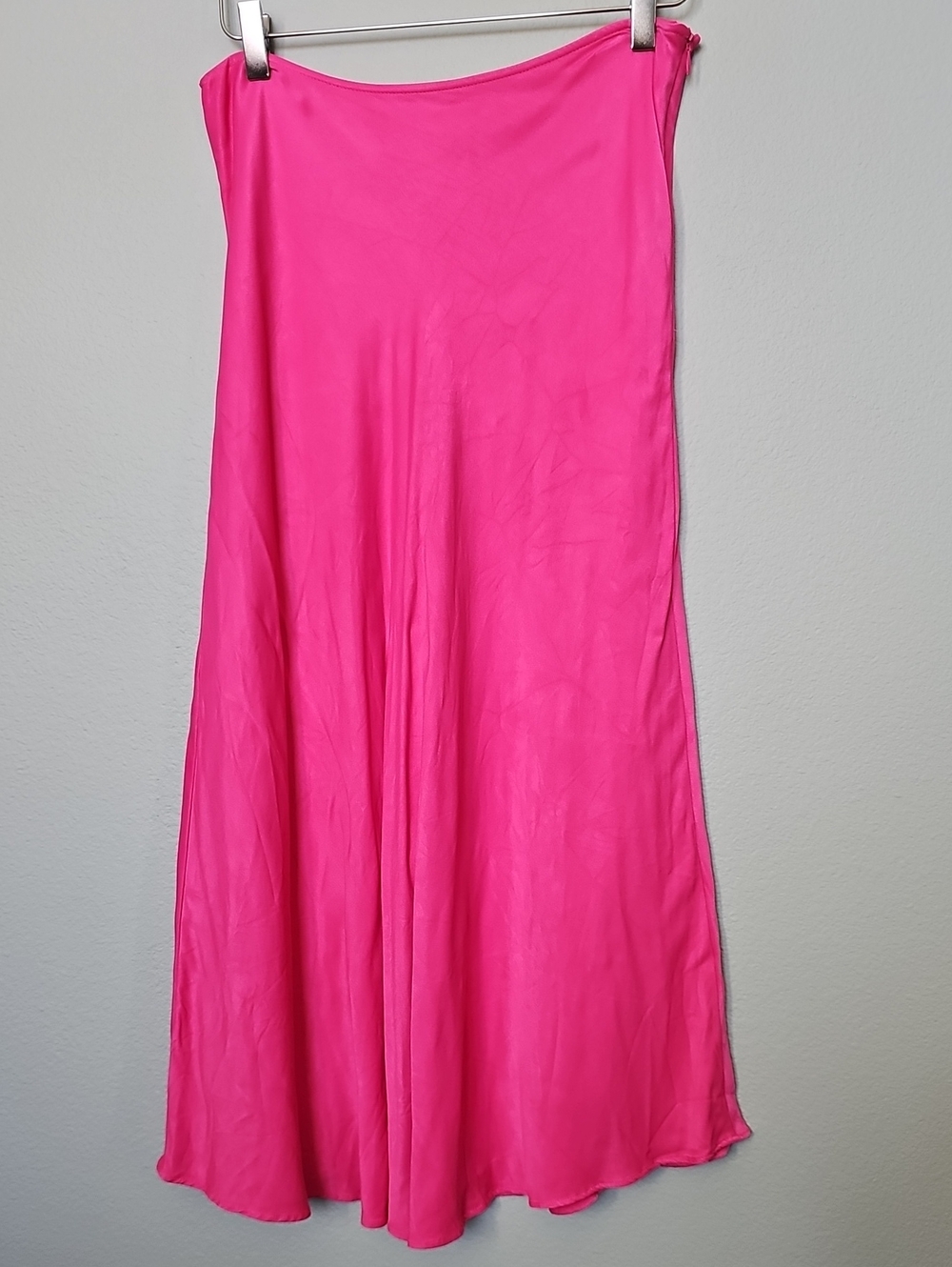 Boden Women's Slinky Flare Maxi Skirt Bright Pink Size 12